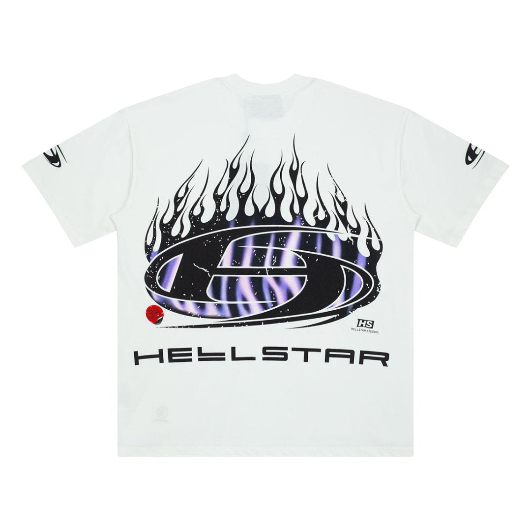 Hellstar Flame Graphic Oversized T-Shirt