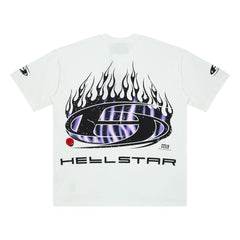 Hellstar Flame Graphic Oversized T-Shirt