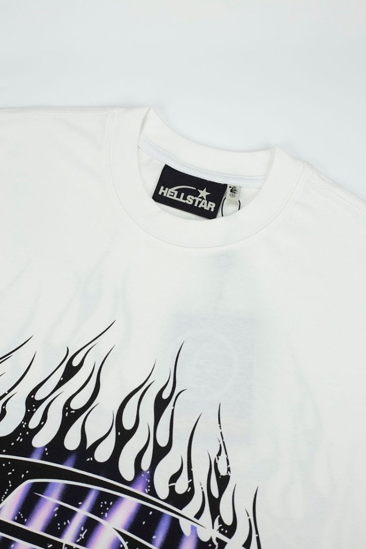 Hellstar Flame Graphic Oversized T-Shirt