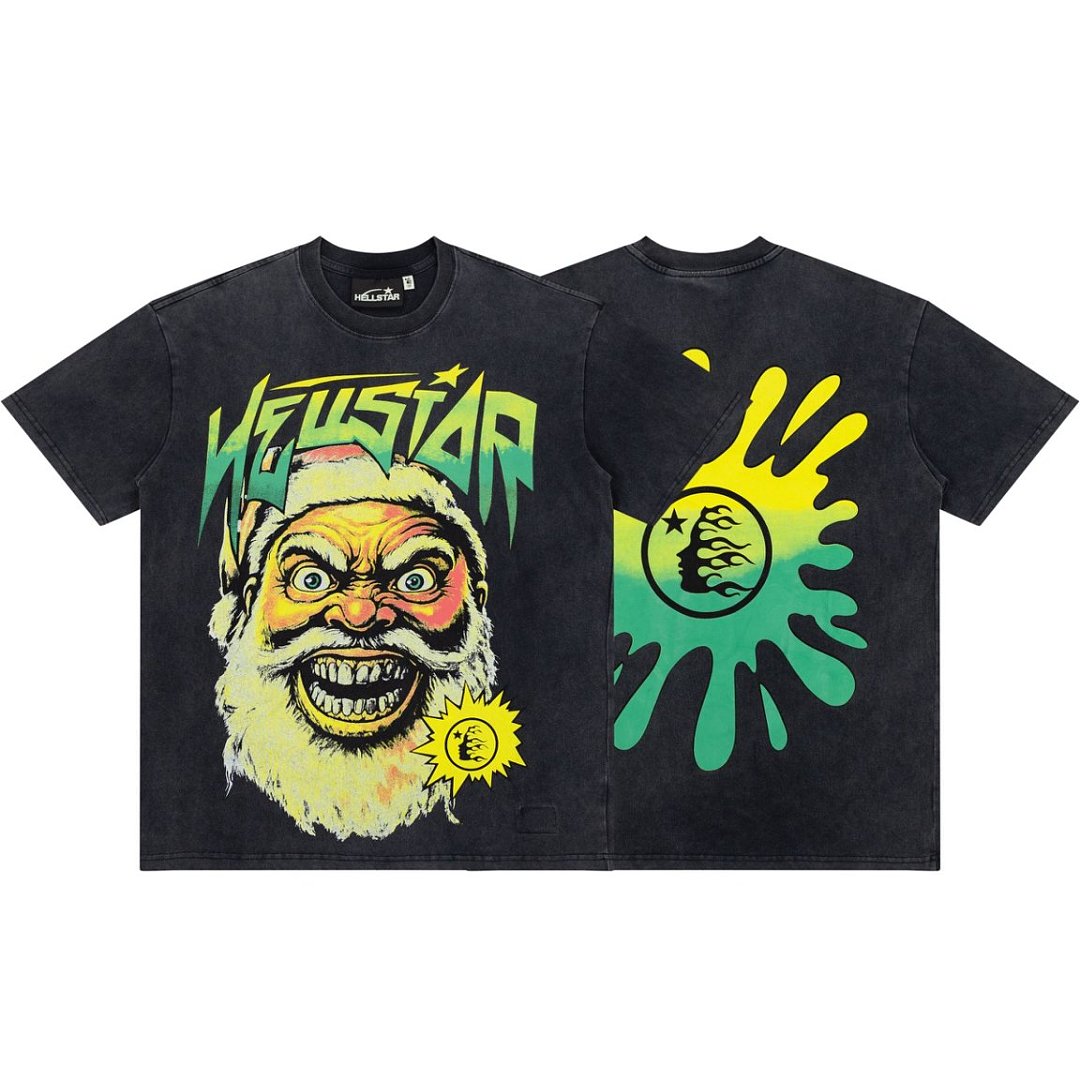 Hellstar Monster Graphic Washed Oversized T-Shirt – Black