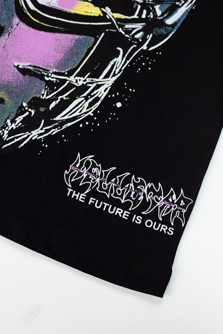 Hellstar Cyber Portrait Oversized Graphic T-Shirt