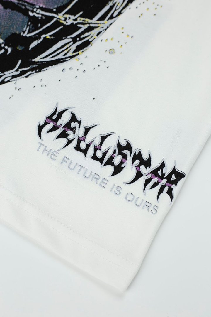 Hellstar Cyber Portrait Oversized Graphic T-Shirt