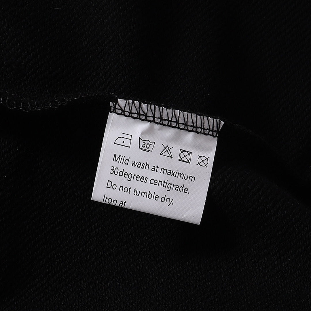 Who Decides War Blue Stained Glass Hooded Pullover (Black)