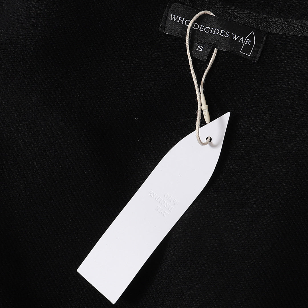 Who Decides War Stained Glass Hooded Pullover (Black)